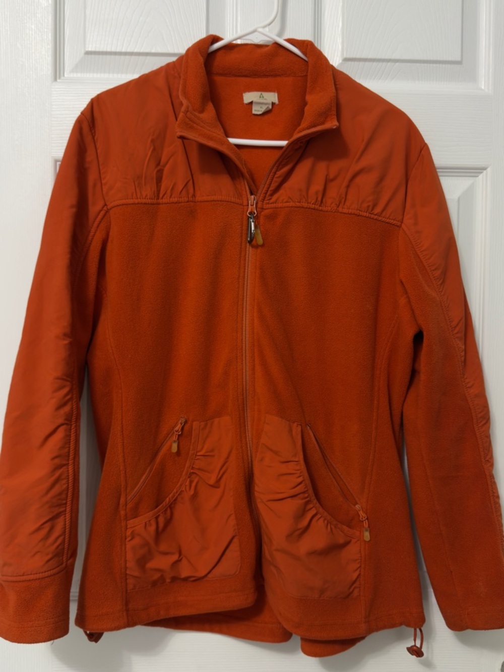 Ascend Bright Orange Fleece Jacket